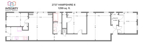 Hampshire 2737, 3 Bedroom 1 Bath at Integrity Cleveland Heights, Cleveland Heights, Ohio